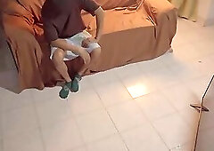 TV repairman seduced at home