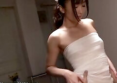 Japanese super sensual oiled girl gives pleasure
