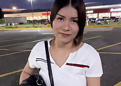 I pickep up a babe on the street and offered her money for sex