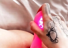 Sexy Alyssa Reece horny solo toy masturbation action