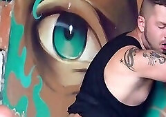 Rough Bareback Outdoors in Abandoned House With Hot Muscle Hard Top