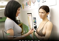 Exotic German nun in a wild animated fantasy