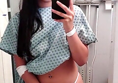 Quarantined Teen Almost Caught Masturbating In Hospital Room