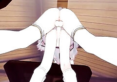 Genshin Impact: Futanari Lumine Screw Paimon - Emergency Onahole