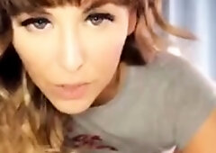 Cherie DeVille fucks real stepson live on snap