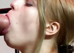 Breasty German chicks flaunt their giant boobs during the time that passionately sucking hard dicks and riding 'em wildly. They groan in ecstasy 