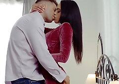 Exotic fuckdoll Katrina Moreno gets her perfectly shaved pussy drilled