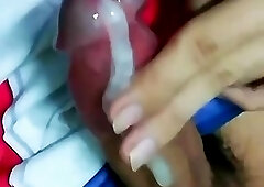 Asian guy cum edging(short)