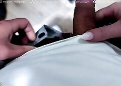 Sexy Cutie plays with the Rod and her Snatch everywhere in the Raiment Store - so risky!