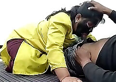 Indian wife fuck after face mask use full creampie cumshot