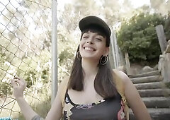 Public Agent Spanish Chick Caomei Removes her Mask for Shlong