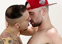 Jock sucked off by his parter and rammed balls deep