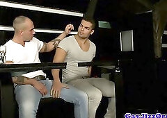 Andrew Stark in a gay nightclub orgy