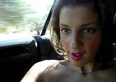 Amateur teen strips and jerks cock