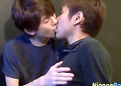 Fucked asian twink cums