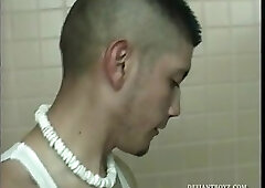 Straight Ethan Toilet Jerk Off