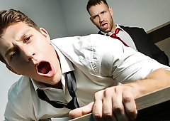 Job interview anal fuck with Paul Canon and Kit Cohen