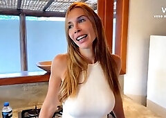 Curvy stepmom Lu Roque plays with her sexy stepson in a steamy roleplay