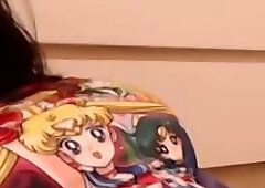 Trans linda se masturbando