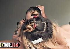 Youthful Colombian teen bitches mouth gagging and deepthroating jointly