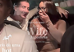 Hot Asian wife offered by cuckold husband as payment for Uber