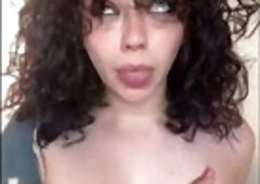 Large titties squeezed constricted with tattooed hands ?