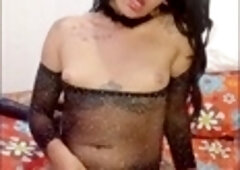 Trans-female, shrieking