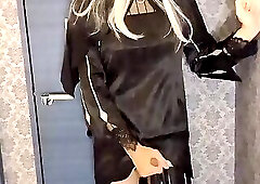 Witch hides a wand in her skirt