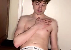 Suspended Twunk Red-hot Jack Off Sesh!