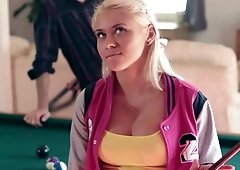 Marsha May gives bj on her knees & lets dad fuck her teen pussy for cash