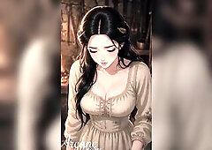This is the 1st step taken in the affair between the blacksmith's wife and the lord. The blacksmith wife delivers her finest armor to the frontli