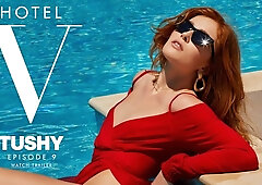 Anal passion in the cowgirl pose with a hot redhead Jia Lissa