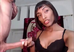 Dark-Hued ladyboy likes assfucking lovemaking with super-naughty fellows