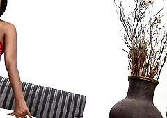 Local black mother i'd like to fuck likes seducing concupiscent tourists by flashing her huge butt and melons