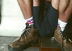 Gay smoking, gay boots, faggot