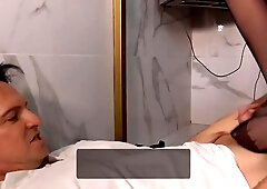 Secretary Foot Jerking - Wet Milking Nylon Feet Of Smoking Blonde Office Girl!