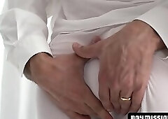 Handsome pupil experiences passionate breeding with his hunk minister in God's name