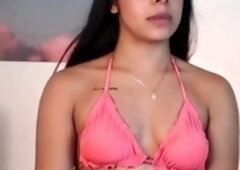 Super slim big booty pretty face latina teen babe