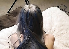 Amateur Asian gives amazing blowjob