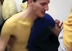 Slim college boy fucks cock in mouth and ass