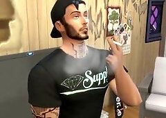 Gay transformation, animation, addicted