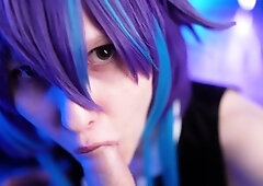 Cosplay nympho enjoys cock sucking and pussy pounding action