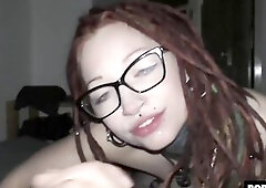 See Redhead Emo Cutie Swallows Most Good Ally's Cum in Dorm ´ on now! - Punk, German, Amateur Porn Redhead Alternative Gal Swallows Most Good Al