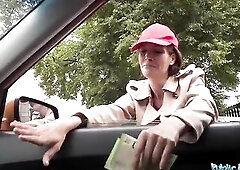 This aged server had not ever had sex with a stranger previous to - Public Agent