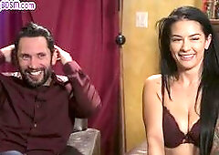 BDSM babe rimmed and assfingered by partner after casting