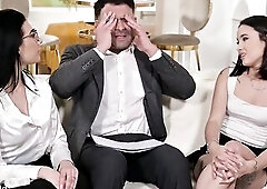 Spanish Distraction Chapter two: Bi Honeys Lucy Mendez And Emily Pink Exchange Thong On For Penis During double penetration Group-sex GP3411