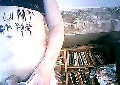 Smoking fuckpig slag Sarah's piss drinking, anal penetration, and wanking humiliation