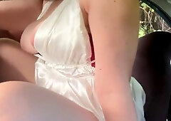 Filipina anal, real car sex, asian cowgirl