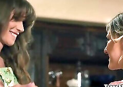 Gray Perrier fucks her neighbor Melody Marks and giving her a creampie