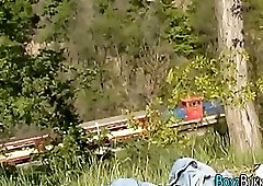 Uncut dude bukkake soaked